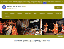 Tablet Screenshot of northerntamilassociation.org.uk
